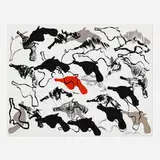 Arman, Boom-Boom (from New York International portfolio), 1966, screenprint in colors with graphite