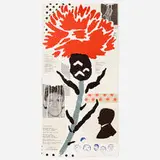 Donald Baechler, Thistle, 1999, lithograph in colors