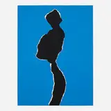 Emerson Woelffer, Figure, 1969, lithograph in colors on Rives BFK