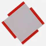Scot Heywood, Centric Gray / Red, 2014, acrylic on canvas