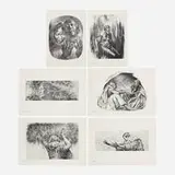 Charles White, 6/ Portfolio, c. 1969, offset lithograph