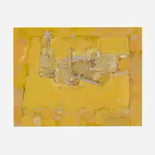 Marcel Bordei, Natura Orange (Orange Still Life), 1980, oil on canvas