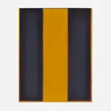Peter Lodato, Ochre & Black, 1999, oil on canvas