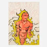 John Matos, Untitled, 1990, mixed media on Arches paper