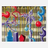 Kenny Scharf, Acid Rain, 1998, screenprint in colors