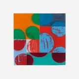 Charles Arnoldi, Untitled (02.22), 2002, gouache on collaged paper