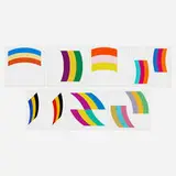 Charles Hinman, Seven Screenprints portfolio, 1970, screenprints in colors with embossing