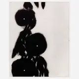 Donald Sultan, Morning Glories, Jan. 31 (from Morning Glories portfolio), 1991, aquatint on Somerset English 100 rag white