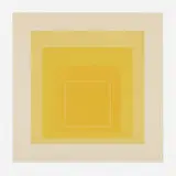 Josef Albers, White Line Square I (from White Line Squares (Series I)), 1966, 3-color lithograph on Arches Cover