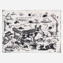 Roy De Forest, Heigh-Ho Silver, 1995, lithograph