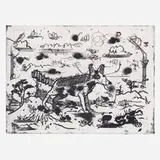 Roy De Forest, Heigh-Ho Silver, 1995, lithograph