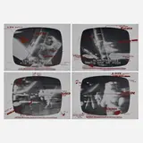 Wolf Vostell, Vietnam Sinfonie, 1971, screenprint in colors