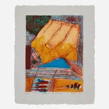 Willem de Looper, Pages from my Diary I, 1996, etching and aquatint in colors