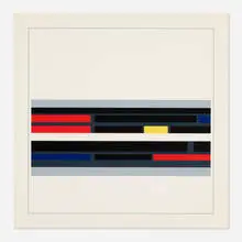 Jean Gorin, Untitled, 1976, screenprint in colors