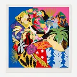Hunt Slonem, Untitled 11, 1981, screenprint in colors