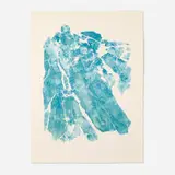 Maya Lin, Blue Ice, 1996, lithograph in colors