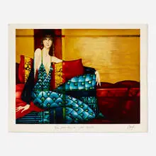Philippe Augé, Untitled, lithograph in colors