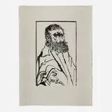 Leonard Baskin, J. de Gheyn, c. 1970, woodcut
