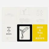 Do-It-Yourself Kit by Jessica Diamond, S. LeWitt, and Lawrence Weiner, 1993, paper, pencil, stencil, overhead transparency, diagrams, and complete instructions, sold Nov 2024