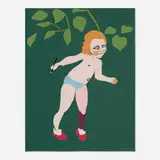 Joffe Chantal, Vita, 2010, screenprint in colors on green paper