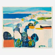 Jean Muhl, Untitled, screenprint in colors