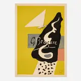 Georges Braque, Braque Graveur exhibition poster, 1963, lithograph in colors on Arches