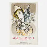 Marc Chagall, Le Cirque au Clown Jaune, 1967, lithograph in colors
