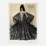 Bernard Buffet, Carmen II, 1981, lithograph in colors on Arches
