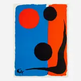 Alexander Calder, Untitled (from Derrière le miroir), 1966, lithograph in colors