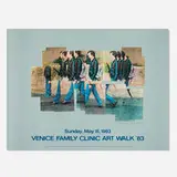 David Hockney, Venice Family Clinic Art Walk poster, 1983, offset lithograph in colors