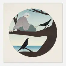 Circe by Will Barnet, 1979, screenprint in colors, sold Nov 2024