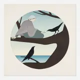 Will Barnet, Circe, 1979, screenprint in colors