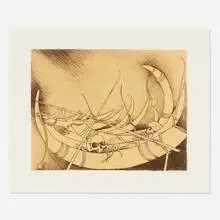 William Morris, Untitled, 1993, lithograph in colors