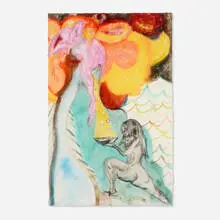 Chris Ofili, Study for Ovid-Windfall, 2012, gicleé print