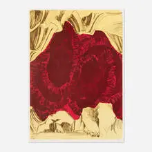 Per Kirkeby, Athos, 1999, lithograph in colors