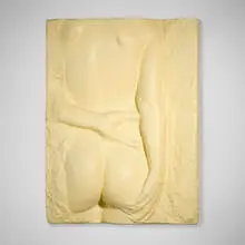 George Segal, Gazing Woman (from the An American Portrait portfolio), 1975, vacuum-formed plastic
