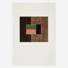 John Groom, Untitled, 1991, monoprint on Saunders