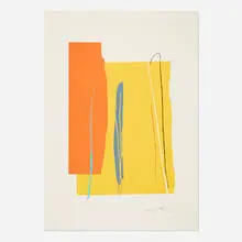 Relatively by Larry Zox, 1975, screenprint in colors, sold Nov 2024