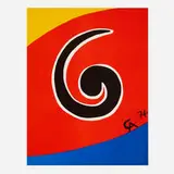 Alexander Calder, Sky Swirl (from the Flying Colors portfolio), 1974, lithograph in colors on Arches