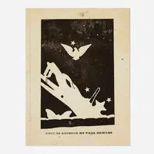 Paul Bowles, Next to Nothing, 1976, printed rice paper in stitch-bound artist book