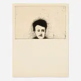 Jim Dine, Rimbaud, Cool Impudence on His Part, 1973, drypoint on Auvergne handmade