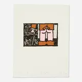 Carroll Dunham, A Man with His Pants Down