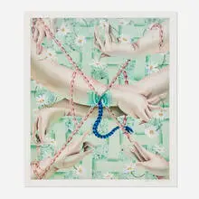 Sarah Slappey, Daisy Chain, 2022, archival pigment print in artist's frame