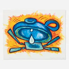 Elizabeth Murray, Charlotte (Poetry Project Print), 1998, lithograph in colors on HMP handmade