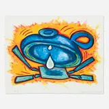 Elizabeth Murray, Charlotte (Poetry Project Print), 1998, lithograph in colors on HMP handmade