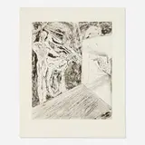 Mimmo Paladino, Gli animali avanzano, 1982, etching on Hahnemühle