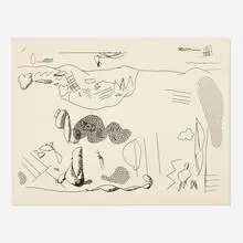 Harold Cohen, Untitled (from the Amsterdam suite), 1977, computer generated digital print