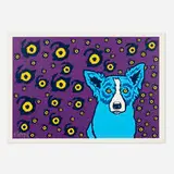George Rodrigue, I See You, You See Me, 1993, screenprint in colors
