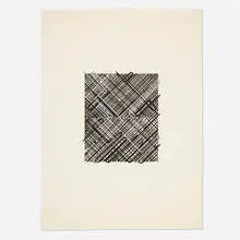 Shago 3 by Ed Moses, 1989, lithograph in colors, sold Nov 2024
