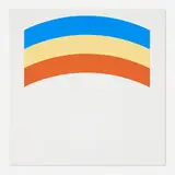Charles Hinman, Untitled (from the Seven Screenprints portfolio), 1970, screenprint in colors with embossing